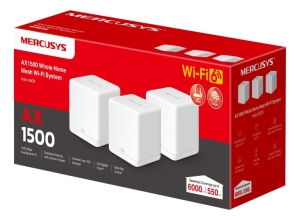 MERCUSYS  H60X(3-PACK) AX1500 WHOTE HOME MESH WIFI-SYSTEM