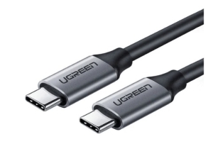 UGREEN USB-C TO USB-C PD FAST CHARGING CABLE 5A MAX 5GBPS MAX GRAY 1.5M 50751 US161