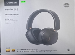UGREEN HI TUNE MAX5C HYBRID ACTIVE NOISE - CANCELLING  HEADPHONES  BLACK