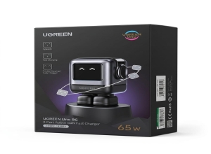 UGREEN 65W 3-PORT PD GAN CHARGER US (SPACE GRAY) CD361