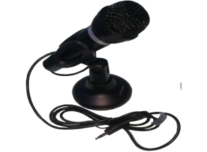 MICROFONO DESKTOP  HALION  TM-08 NEGRO PLASTICO