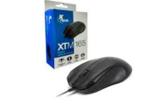 MOUSE XTECH OPTICO USB 3 BOTONES ERGONOMICOS 800DPI