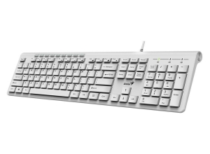 TECLADO GENIUS SLIMSTAR 230 USB WHITE SP (31310010403)