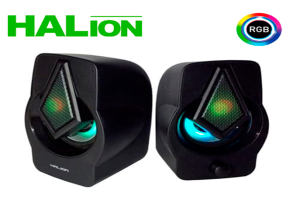 PARLANTE 2.0 GAMER USB HALION HA-S266 DIAMANTE GR
