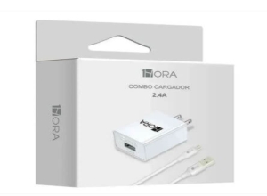 CARGADOR CELULAR  HORA  2.4A  GAR124