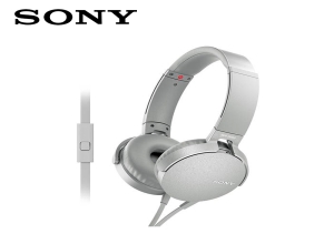 AUDÍFONOS  BLUETOOTH SONY EXTRA BASS™ MDR-XB550AP WHITE