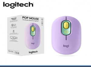 MOUSE LOGITECH POP BLUETOOTH FRESH VIBES LILA/GREEN (910-0065)