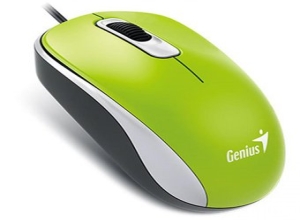 MOUSE GENIUS DX 110 USB OPTICO 1000 DPI GREEN