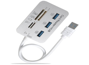 HUB 3.0 + LECTOR DE MEMORIA KNT-1146