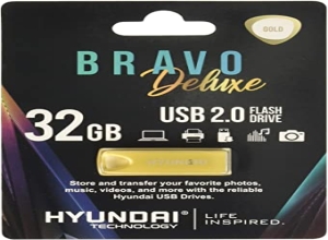 MEMORIA USB 32GB HYUNDAI DELUXE GOLD
