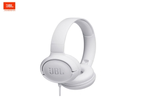 JBL HEADPHONE T500 WIRED ON-EAR WHITE S. AME BLU