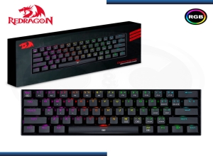 TECLADO REDRAGON DRAGONBORN ENGLISH K630RGB BLACK RED  SWITCH