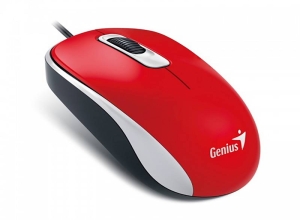 MOUSE GENIUS DX 110 USB OPTICO 1000 DPI RED