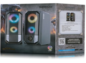 WINNER MIC S325 PARLANTE 2.0 RGB LED 2.5" MICRONICS