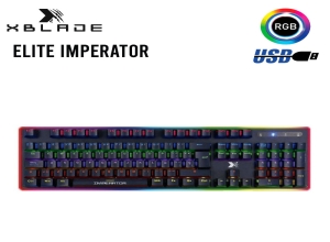 TECLADO GAMING ELITE IMPERATOR OPT MEC RG BLACK GCB-K980G