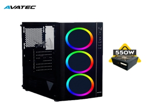 CASE AVATEC CCA-4703BK 550W