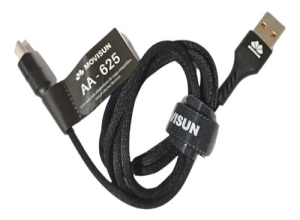 MOVISUN CABLE TIPO C  NEGRO AA-625