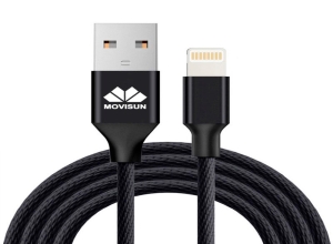 MOVISUN CABLE IPHONE AA 635 NEGRO