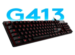 TECLADO LOGITECH G413 RED BLACKLIGH MECH GAMI CARB