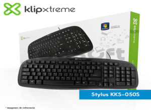 TECLADO KLIPXTREME STYLUS KKS-050S