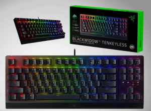 TECLADO RAZER BLACKWIDOW V3 TENKEYLESS MECHANICAL SP CHROMA BLACK