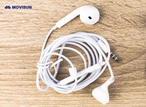 MOVISUN AUDIFONO CON CABLE CHACHA B5 BLANCO