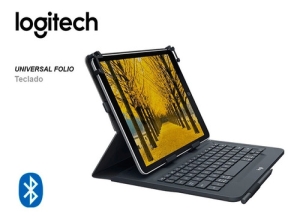 TECLADO LOGITECH UNIVERSAL FOLIO 9 A 10 BLUET BLK