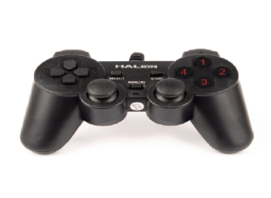 GAME PAD USB HALION HA-2009 NEGRO VIBRACION