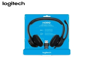 AUDIFONO C/MICROF. LOGITECH H390 USB NOISE CANCELG  BLACK