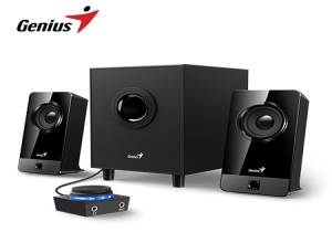 PARLANTE GENIUS SW 2.1 300X 100V/240V 10W BLACK