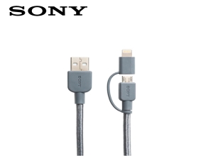 CABLE SONY MICRO USB 1.5M WITH USB C ADAPTADOR