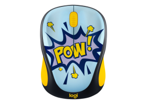 MOUSE LOGITECH M317C WIRELESS POW YELLOW/BLACK  (910-006122)